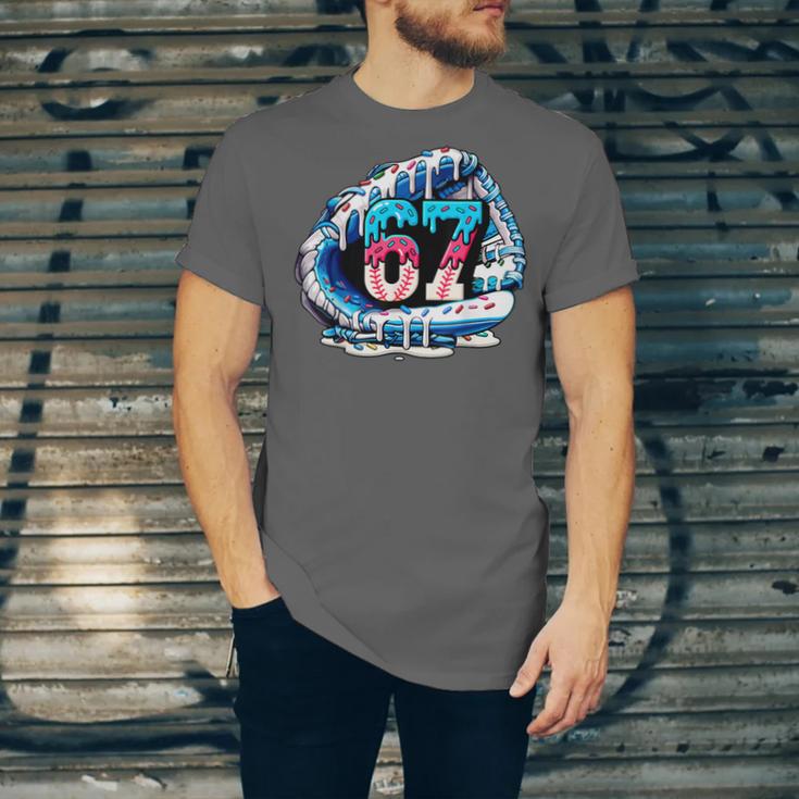 67 Meme Slang Baseball Glove Drip Ice Cream Six Seven 6 7 Unisex Jersey T-Shirt 67 Meme Slang Baseball Glove Drip Ice Cream Six Seven 6 7 Unisex Jersey T-Shirt