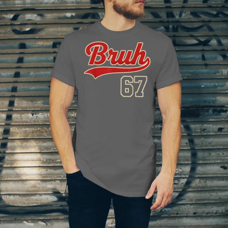 67 Six Seven Bruh Meme Baseball Vintage Style Men Boys Unisex Jersey T-Shirt 67 Six Seven Bruh Meme Baseball Vintage Style Men Boys Unisex Jersey T-Shirt