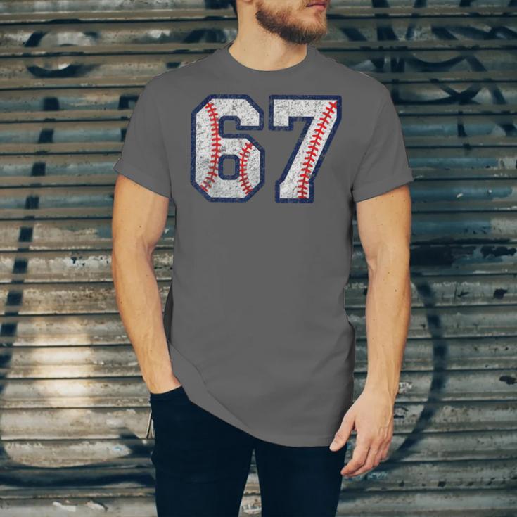 67 Sports Meme – Baseball Number 6 7 Unisex Jersey T-Shirt
