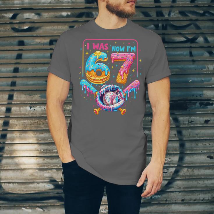 7th Birthday Boys I Was 6 Now I'm 7 Baseball Ice Cream Drip Unisex Jersey T-Shirt 7th Birthday Boys I Was 6 Now I'm 7 Baseball Ice Cream Drip Unisex Jersey T-Shirt