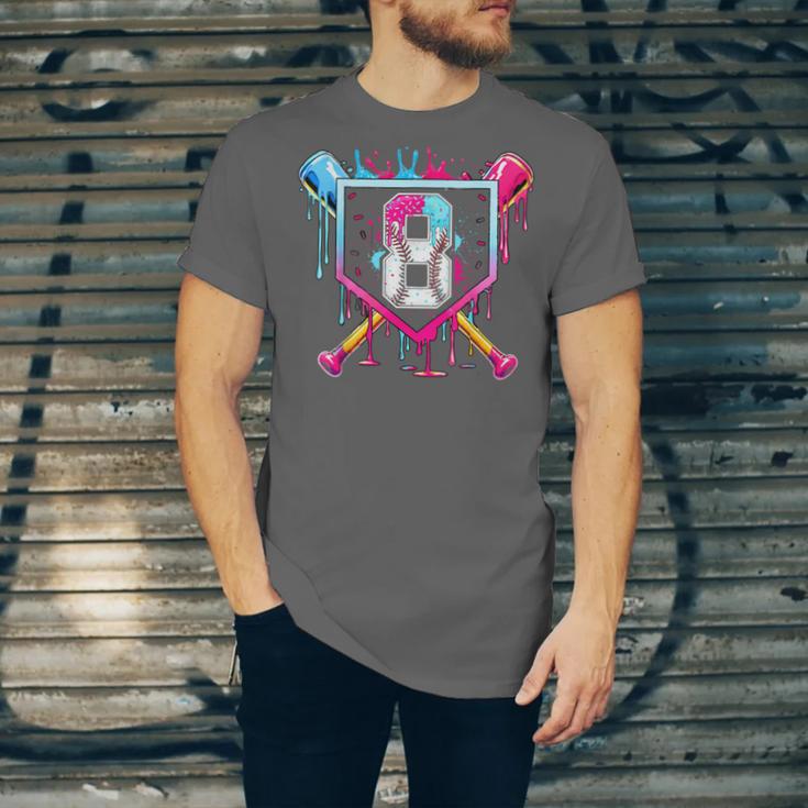 8th Birthday Boys Baseball Ice Cream Drip Boys Baseball Unisex Jersey T-Shirt 8th Birthday Boys Baseball Ice Cream Drip Boys Baseball Unisex Jersey T-Shirt