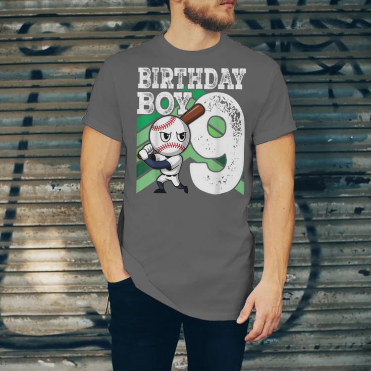 9th Birthday Baseball Birthday Party 9th Birthday Boy Unisex Jersey T-Shirt