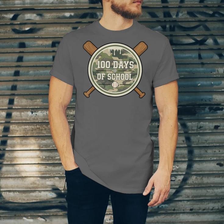 Baseball 100th Day Of School Camouflage Unisex Jersey T-Shirt Baseball 100th Day Of School Camouflage Unisex Jersey T-Shirt