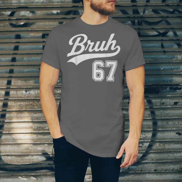 Baseball 6 7 Bruh Number 67 Six Seven Meme Boys Kids Unisex Jersey T-Shirt