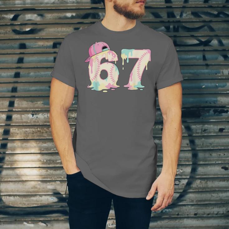 Baseball 67 Dripping Six Seven Drip Boys Gen Z Unisex Jersey T-Shirt Baseball 67 Dripping Six Seven Drip Boys Gen Z Unisex Jersey T-Shirt
