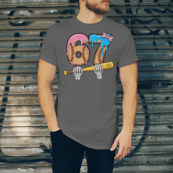 Baseball 67 Ice Cream Drip Skeleton Six Seven Boys Meme Unisex Jersey T-Shirt