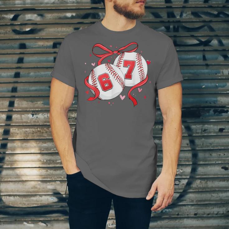 Baseball 67 Six Seven Gen Alpha Meme Valentine's Day Unisex Jersey T-Shirt