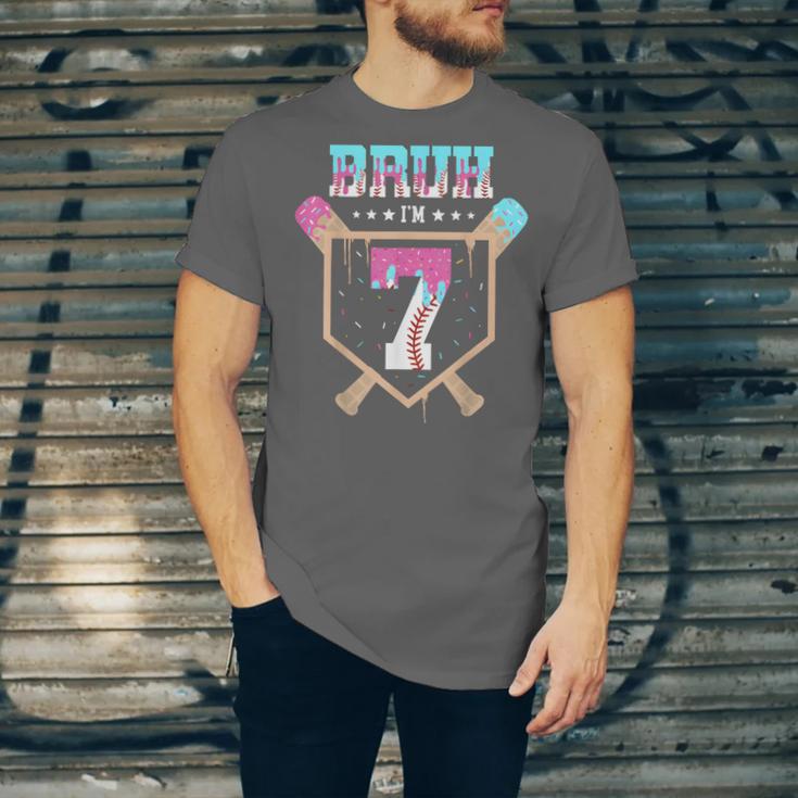 Baseball 7 Year Old Ice Cream Drip 7th Birthday Boys Player Unisex Jersey T-Shirt Baseball 7 Year Old Ice Cream Drip 7th Birthday Boys Player Unisex Jersey T-Shirt