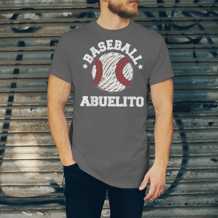 Baseball Abuelito Distressed Vintage Grandpa Game Day Unisex Jersey T-Shirt Baseball Abuelito Distressed Vintage Grandpa Game Day Unisex Jersey T-Shirt