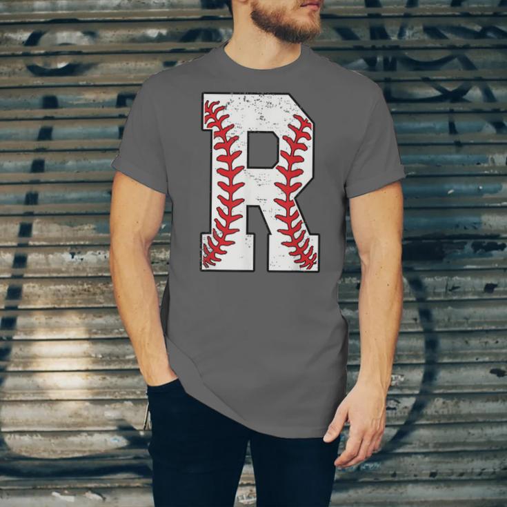Baseball Alphabet Monogram Initial Letter R Unisex Jersey T-Shirt Baseball Alphabet Monogram Initial Letter R Unisex Jersey T-Shirt