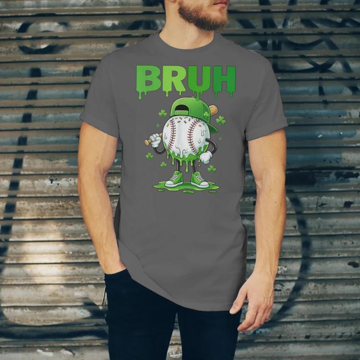 Baseball Bruh Drip Ice Cream Youth Boy St Patricks Day Unisex Jersey T-Shirt