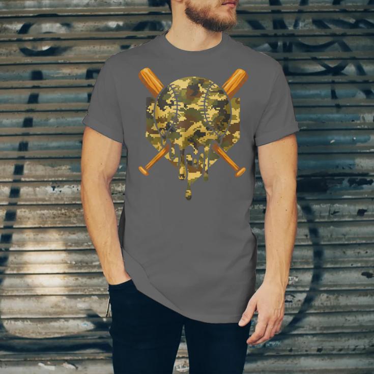 Baseball Camo Boys Ice Cream Youth Baseball Unisex Jersey T-Shirt