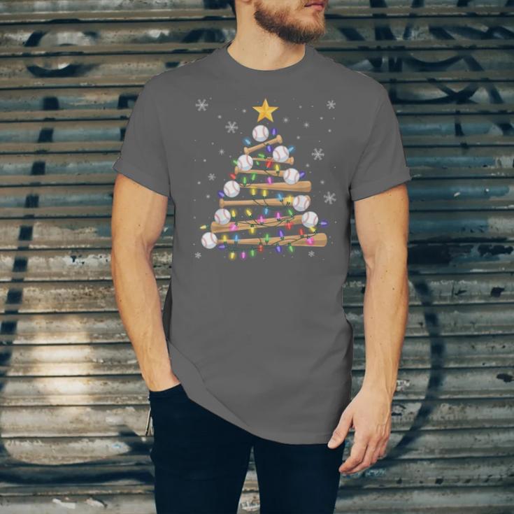 Baseball Christmas Tree Light Xmas Baseball Boys Kids Unisex Jersey T-Shirt Baseball Christmas Tree Light Xmas Baseball Boys Kids Unisex Jersey T-Shirt