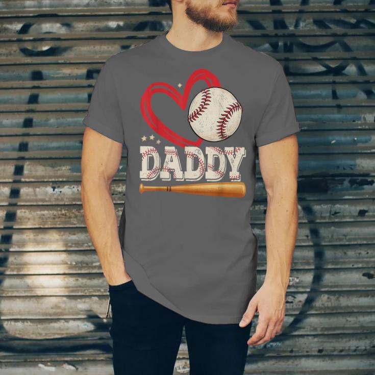 Baseball Daddy Baseball Heart Family Matching Unisex Jersey T-Shirt Baseball Daddy Baseball Heart Family Matching Unisex Jersey T-Shirt
