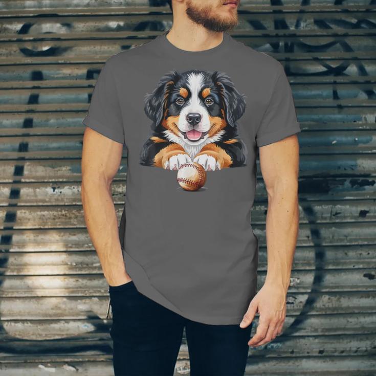Baseball Dog Men & Women Unisex Jersey T-Shirt