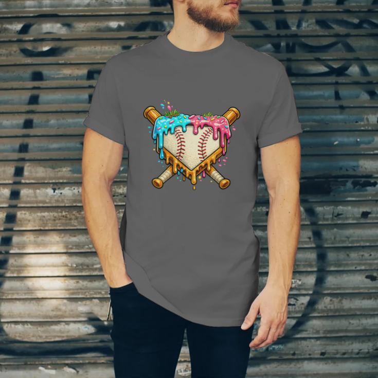 Baseball Drip For Boys Ice Cream Dripping Baseball Sport Unisex Jersey T-Shirt