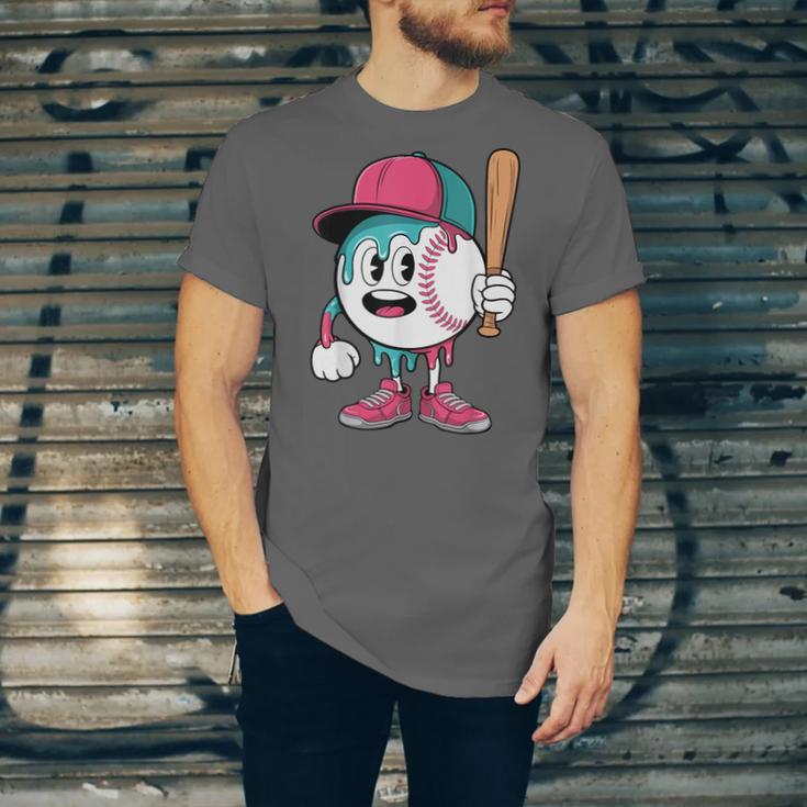 Baseball Drip Boys Ice Cream Youth Unisex Jersey T-Shirt