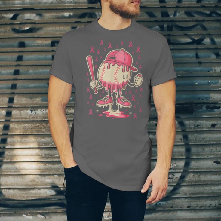 Baseball Drip Ice Cream Breast Cancer Awareness Boys & Girls Unisex Jersey T-Shirt Baseball Drip Ice Cream Breast Cancer Awareness Boys & Girls Unisex Jersey T-Shirt