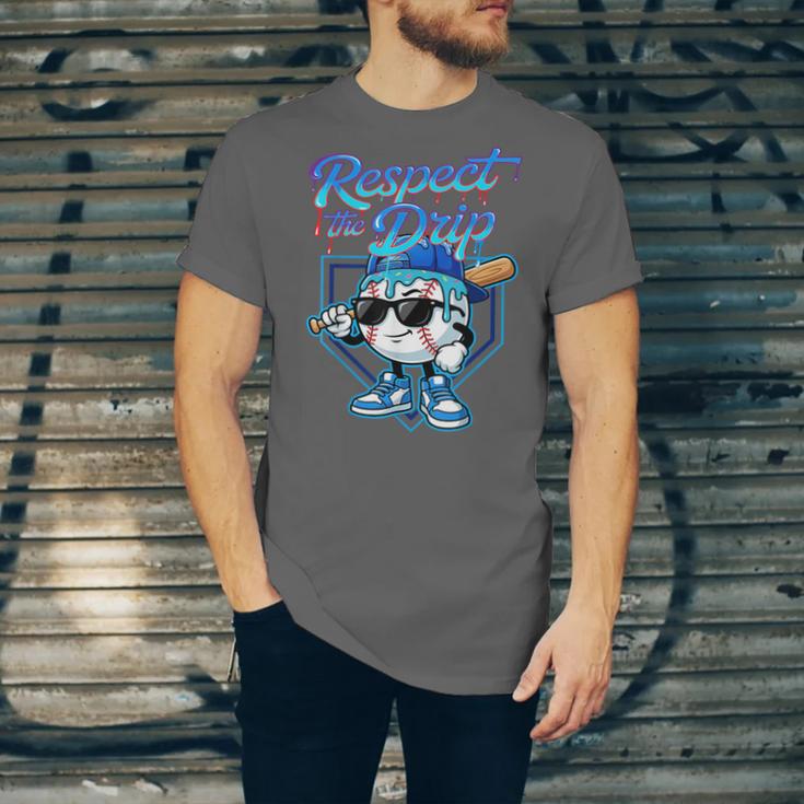 Baseball Drip Ice Cream Respect The Drip Home Plate Boy Kids Unisex Jersey T-Shirt Baseball Drip Ice Cream Respect The Drip Home Plate Boy Kids Unisex Jersey T-Shirt