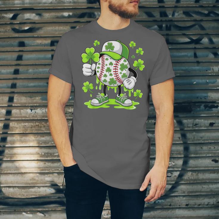 Baseball Drip Ice Cream Shamrock Irish St Patricks Men Unisex Jersey T-Shirt Baseball Drip Ice Cream Shamrock Irish St Patricks Men Unisex Jersey T-Shirt