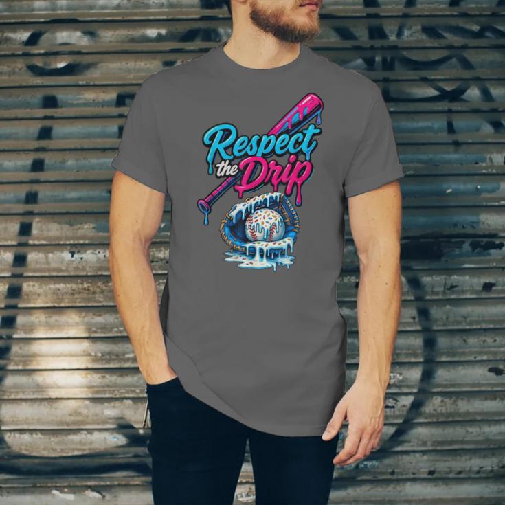 Baseball Drip Ice Cream Sprinkles Youth Boys Baseball Glove Unisex Jersey T-Shirt