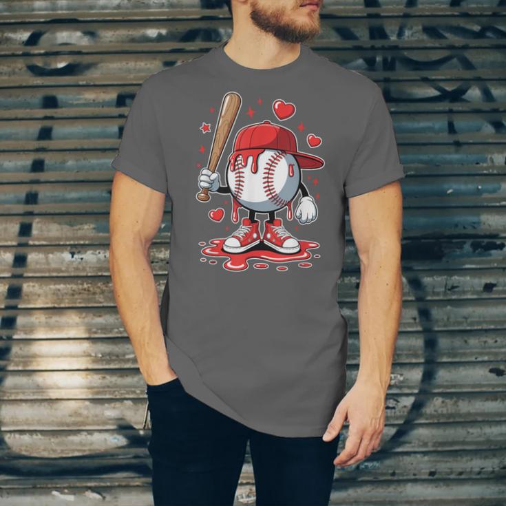 Baseball Drip Icecream Apparel Youth Boy Valentine Unisex Jersey T-Shirt Baseball Drip Icecream Apparel Youth Boy Valentine Unisex Jersey T-Shirt