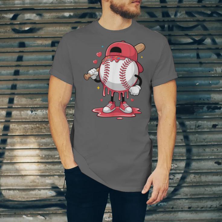 Baseball Drip Icecream Boy Kids Valentine Unisex Jersey T-Shirt Baseball Drip Icecream Boy Kids Valentine Unisex Jersey T-Shirt