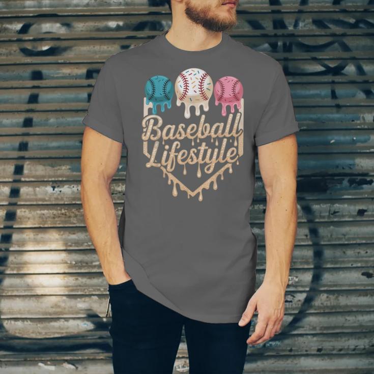 Baseball Drip Icecream Unisex Jersey T-Shirt