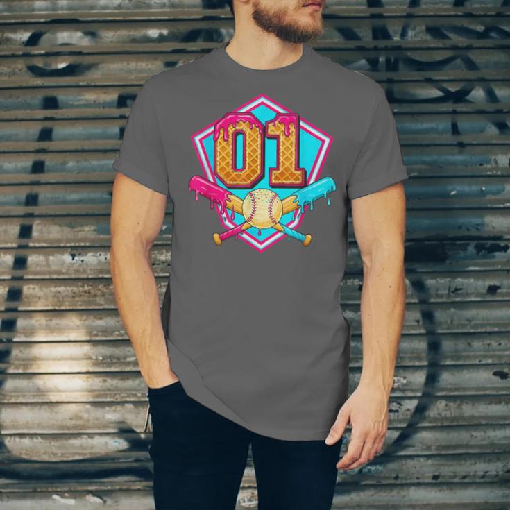 Baseball Drip Jersey Number 1 For Players & 1th Birthday Unisex Jersey T-Shirt Baseball Drip Jersey Number 1 For Players & 1th Birthday Unisex Jersey T-Shirt