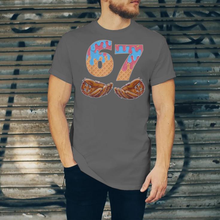 Baseball Drip Number 67 Player Six Seven Meme Unisex Jersey T-Shirt