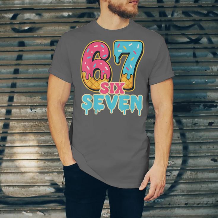 Baseball Drip Number 67 Player Trendy 6 7 Meme Unisex Jersey T-Shirt