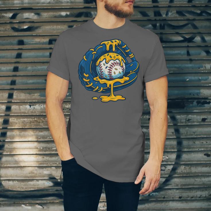 Baseball Drip Team For Boys Ice Cream Cool Unisex Jersey T-Shirt