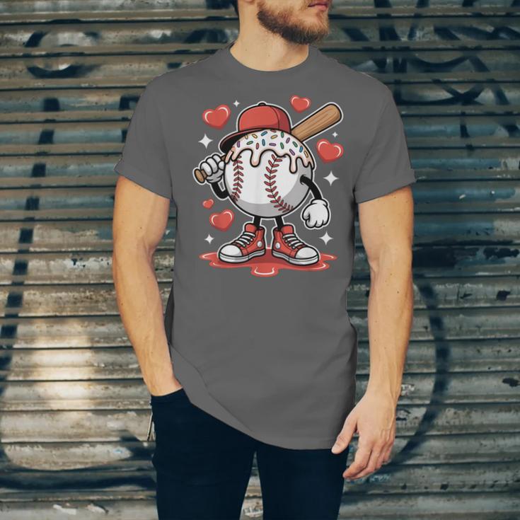 Baseball Drip Valentine Boys Women Men Hearts Sport Love Unisex Jersey T-Shirt Baseball Drip Valentine Boys Women Men Hearts Sport Love Unisex Jersey T-Shirt