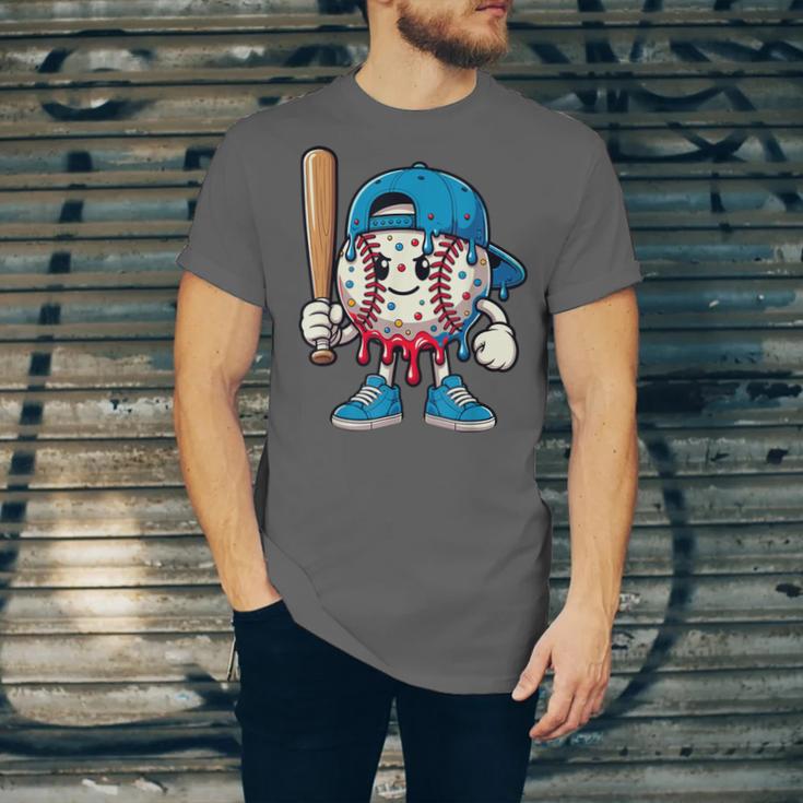 Baseball Drippy Style Apparel For Boys Youth Cool Baseball Unisex Jersey T-Shirt