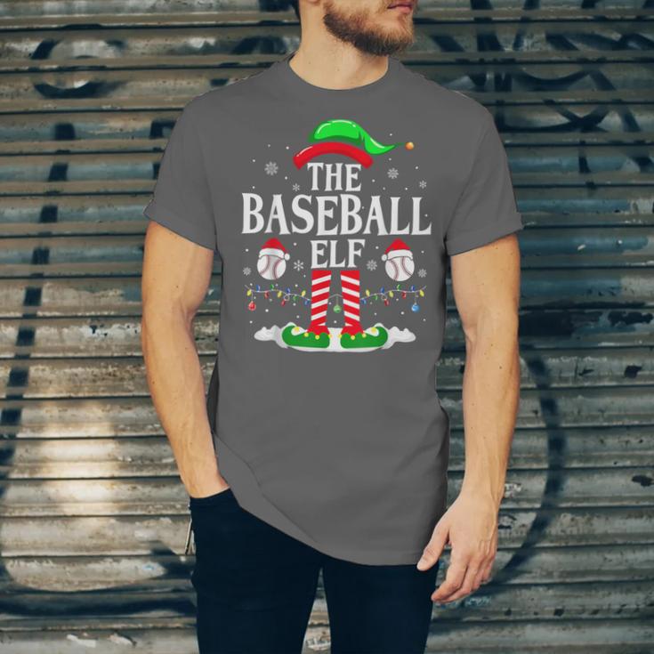 The Baseball Elf Christmas Sport Lovers Xmas Elf Unisex Jersey T-Shirt