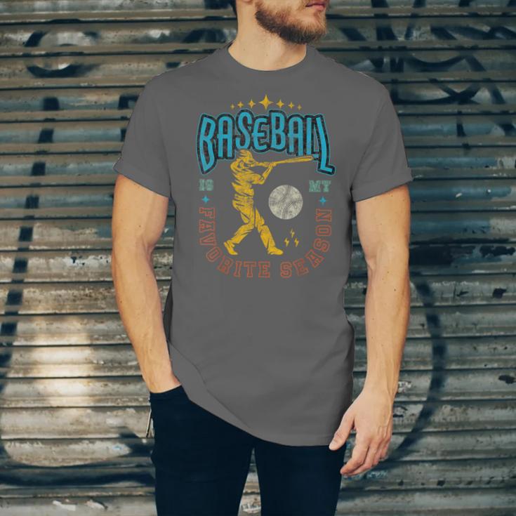 Baseball Is My Favorite Season Player Coach Fan Game Day Unisex Jersey T-Shirt