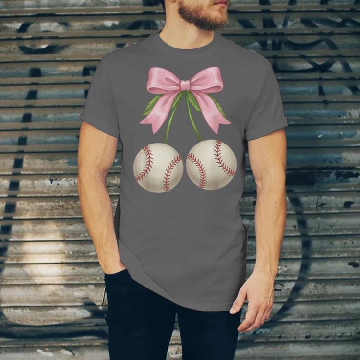 Baseball Girls Women Coquette Pink Bow Baseball Unisex Jersey T-Shirt Baseball Girls Women Coquette Pink Bow Baseball Unisex Jersey T-Shirt