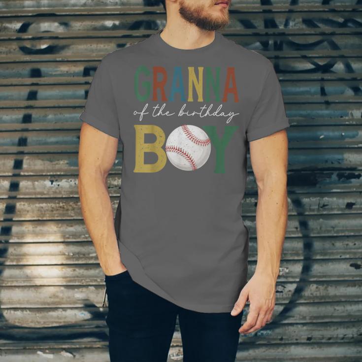 Baseball Granna Of The Birthday Boy Family Matching Unisex Jersey T-Shirt
