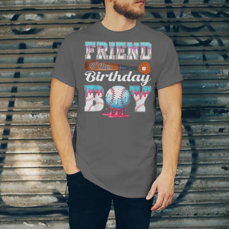 Baseball Ice Cream Drip Friend Of The Birthday Boy Unisex Jersey T-Shirt Baseball Ice Cream Drip Friend Of The Birthday Boy Unisex Jersey T-Shirt