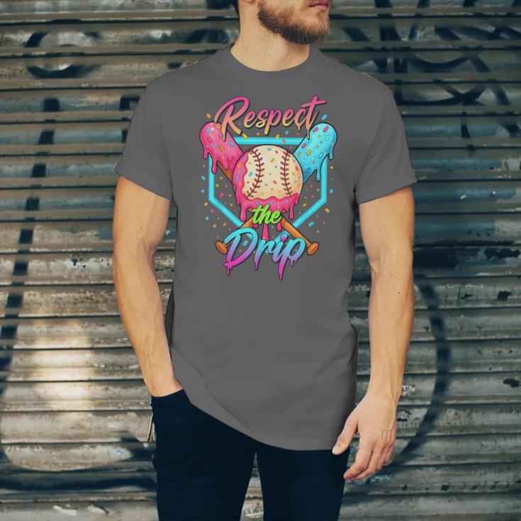 Baseball Ice Cream Drip Number 67 Player 67 Respect The Drip Unisex Jersey T-Shirt Baseball Ice Cream Drip Number 67 Player 67 Respect The Drip Unisex Jersey T-Shirt