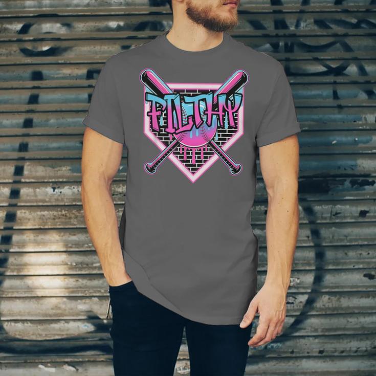Baseball Ice Cream Drip Pitcher Filthy Unisex Jersey T-Shirt