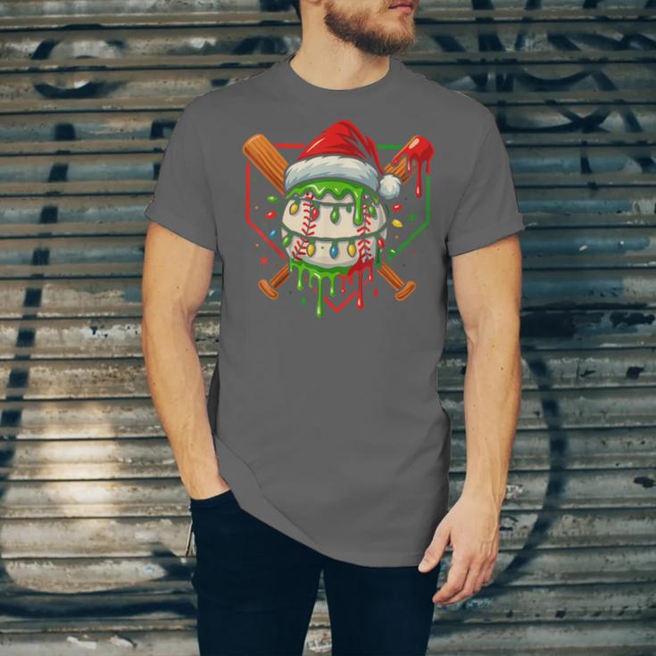 Baseball Lifestyle Apparel Youth Christmas Baseball Drip Unisex Jersey T-Shirt Baseball Lifestyle Apparel Youth Christmas Baseball Drip Unisex Jersey T-Shirt