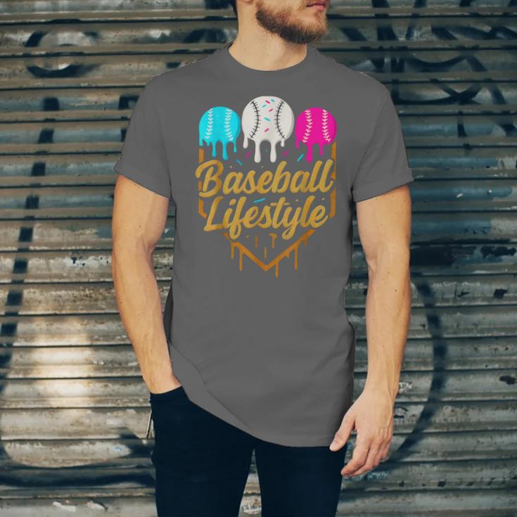 Baseball Lifestyle Baseball Drip Icecream Unisex Jersey T-Shirt Baseball Lifestyle Baseball Drip Icecream Unisex Jersey T-Shirt