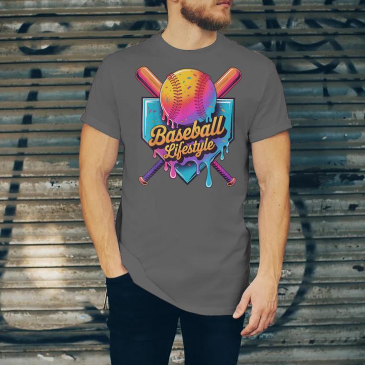 Baseball Lifestyle Drip Icecream Unisex Jersey T-Shirt