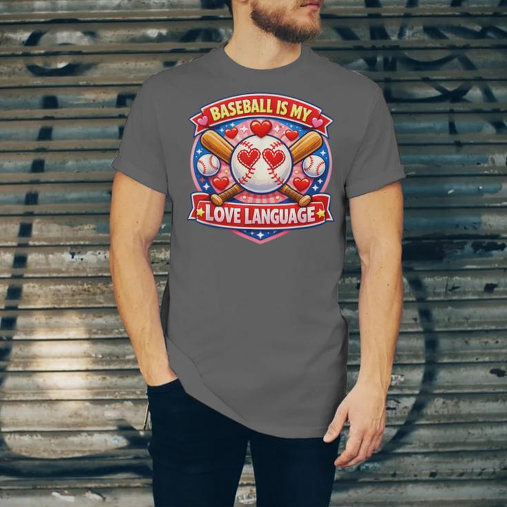 Baseball Is My Love Language Valentine Unisex Jersey T-Shirt Baseball Is My Love Language Valentine Unisex Jersey T-Shirt
