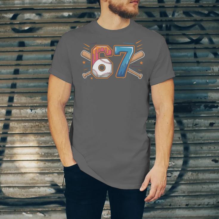 Baseball Lover Drip Number 67 Player 67th Birthday Meme Unisex Jersey T-Shirt Baseball Lover Drip Number 67 Player 67th Birthday Meme Unisex Jersey T-Shirt