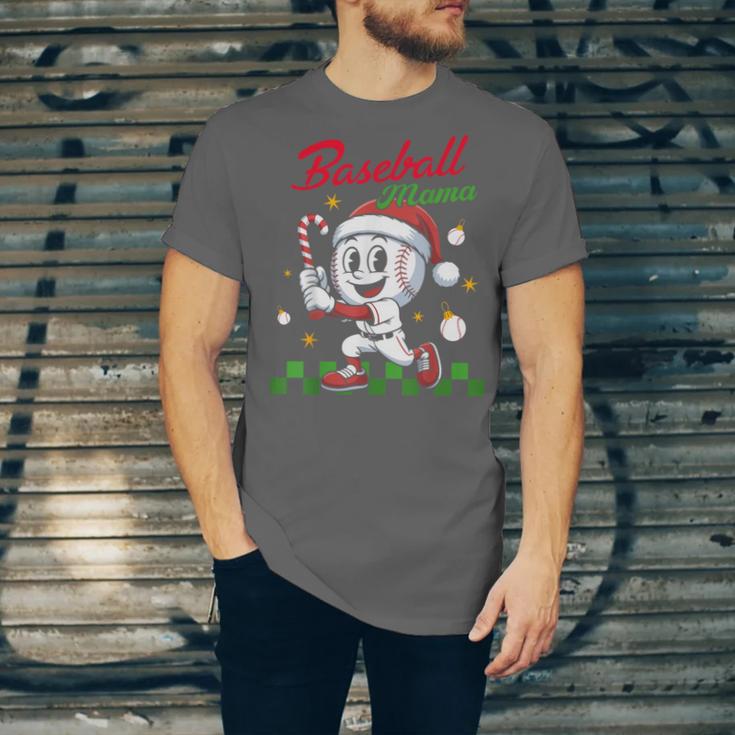 Baseball Mama Christmas Santa Hat Xmas Softball Mom Unisex Jersey T-Shirt Baseball Mama Christmas Santa Hat Xmas Softball Mom Unisex Jersey T-Shirt