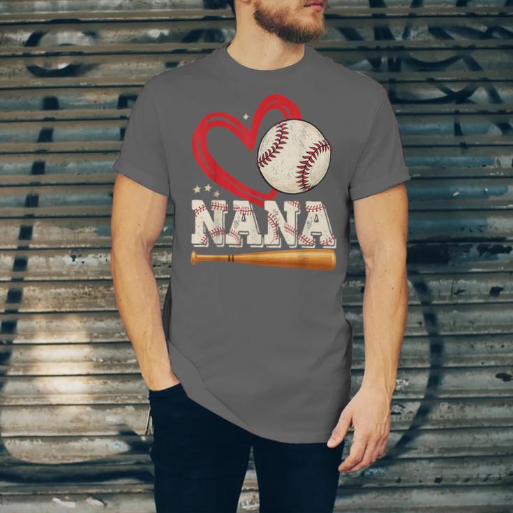 Baseball Nana Baseball Heart Family Matching Unisex Jersey T-Shirt Baseball Nana Baseball Heart Family Matching Unisex Jersey T-Shirt