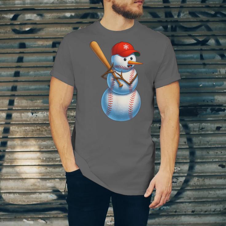 Baseball Snowman Merry Christmas Xmas Pajamas Men Women Kids Unisex Jersey T-Shirt Baseball Snowman Merry Christmas Xmas Pajamas Men Women Kids Unisex Jersey T-Shirt