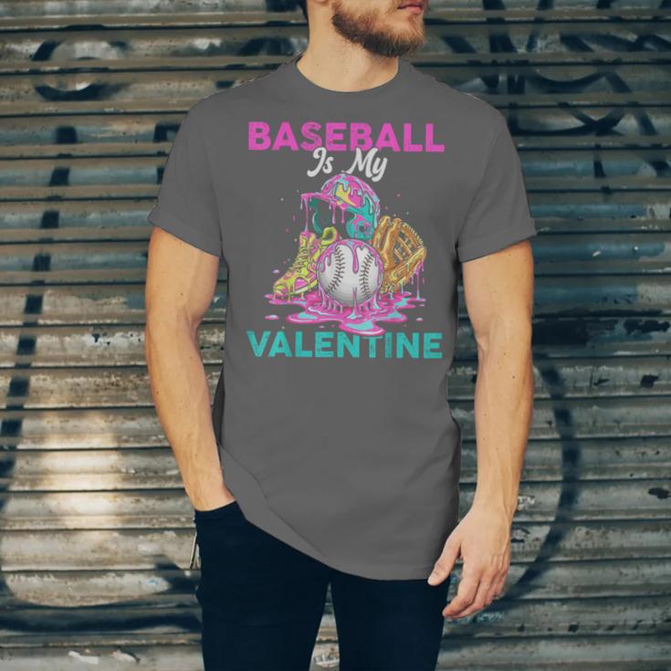 Baseball Is My Valentine Ice Cream Drip Crossed Bats Sport Unisex Jersey T-Shirt Baseball Is My Valentine Ice Cream Drip Crossed Bats Sport Unisex Jersey T-Shirt